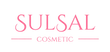 SULSAL COSMETIC logo in pink serif text on a solid white background.
