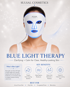 LED Face & Neck Mask | 4 Modes, 660nm Red Light | SULSAL