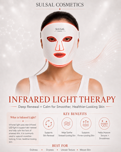 LED Face & Neck Mask | 4 Modes, 660nm Red Light | SULSAL