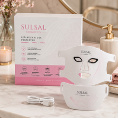 LED Face & Neck Mask | 4 Modes, 660nm Red Light | SULSAL