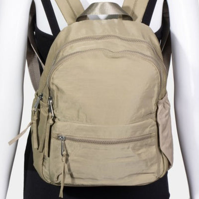 Fame Nylon Multi Pocket Backpack Bag