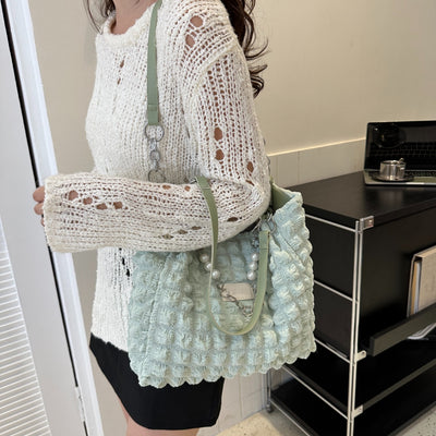 Cloud Puffy Polyester Tote Bag