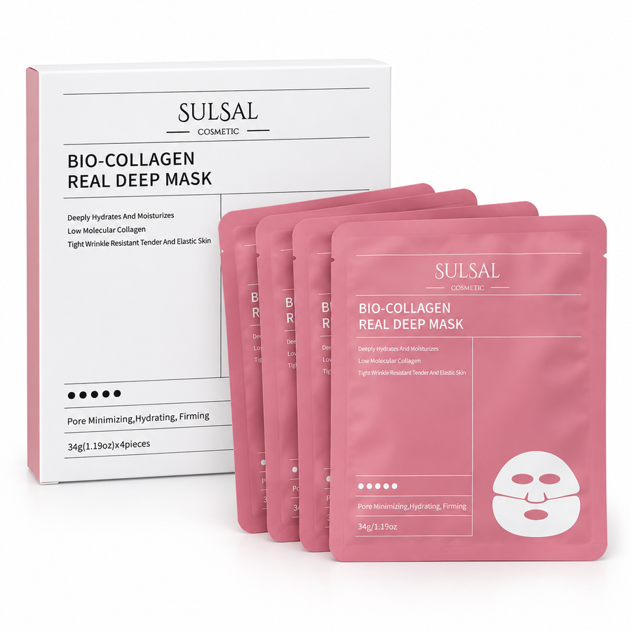 SULSAL Bio-Collagen Deep Hydrating Face Mask — 4 Sheets