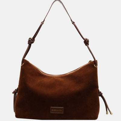 Suede Large Shoulder Bag