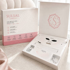 LED Face & Neck Mask | 4 Modes, 660nm Red Light | SULSAL